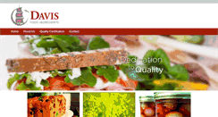 Desktop Screenshot of davisfoods.com.au